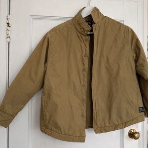 Zara Tan/Brown Casual Button Jacket